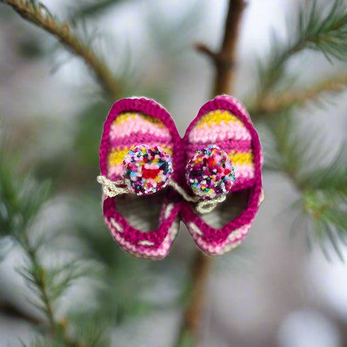 Hand Knitted Booties for Infants Winter Wear Essentials - Age 1 year (12 months - 18 months)