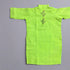 Pure Linen Block Print Green Kurta for Boys (2-7 Years) | Premium Kidswear