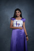 Girls Dress Purple Gond Deer - Ethnic Style Statement