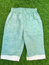 Shorts  with Green Linen Blend for boys