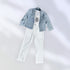 Girls 3-Piece Linen Blazer Set