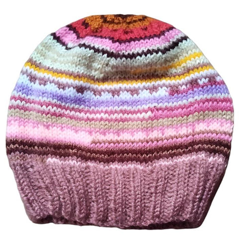 Hand Knitted Winter Cap for Kids Age 2 to 7 years