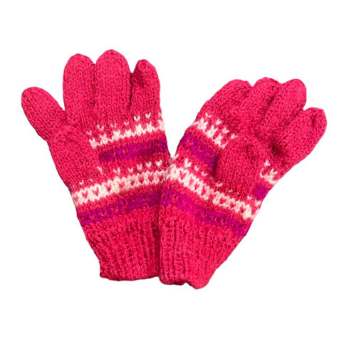 Hand Knitted Gloves Winter Wear for Kids Age 2 to 7 years