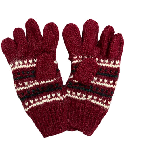 Hand Knitted Gloves Winter Wear for Kids Age 2 to 7 years