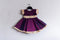 Kids Girls Plum Silk Cotton Dress Frock ( Ages 0 to 12)